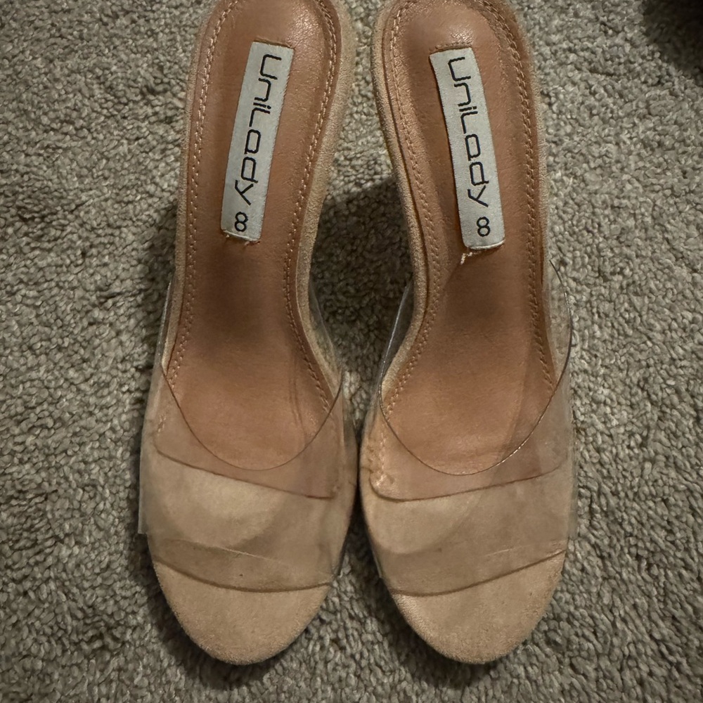 Nude Heeled Sandals